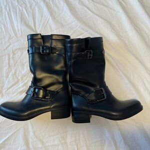 Like New Coach Black Winter & Rain Boots